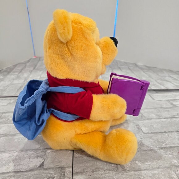 Winnie The Pooh Read With Me Plush Talking Story Telling Bear Disney Mattel 2000 - Picture 6 of 9